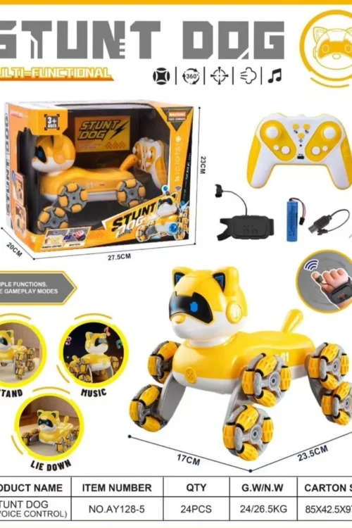 Multifunction Stunt Dog RC Gesture Watch Spray
